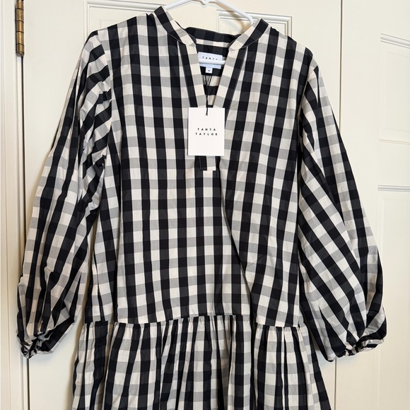 Tanya Taylor Dresses & Skirts - Tanya Taylor Black and White Checkered Dress